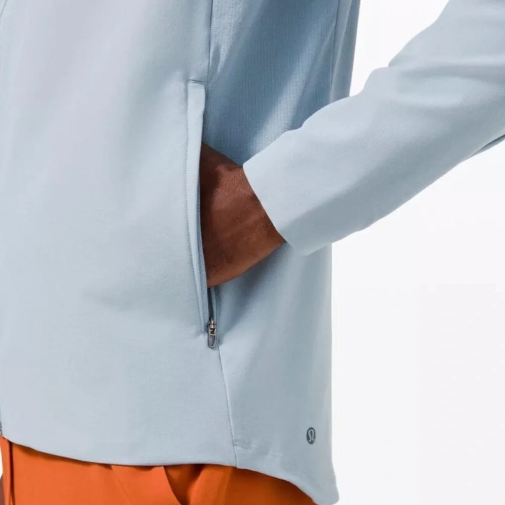 Lululemon Warp Light Jacket Packable Light Blue - Picture 4 of 6